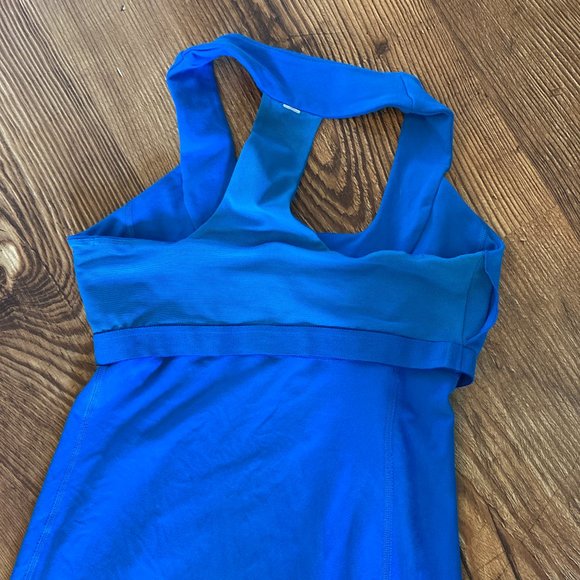Lululemon Athletica Blue Scoop Neck T-Back Tank Top Size 6 - Picture 5 of 5